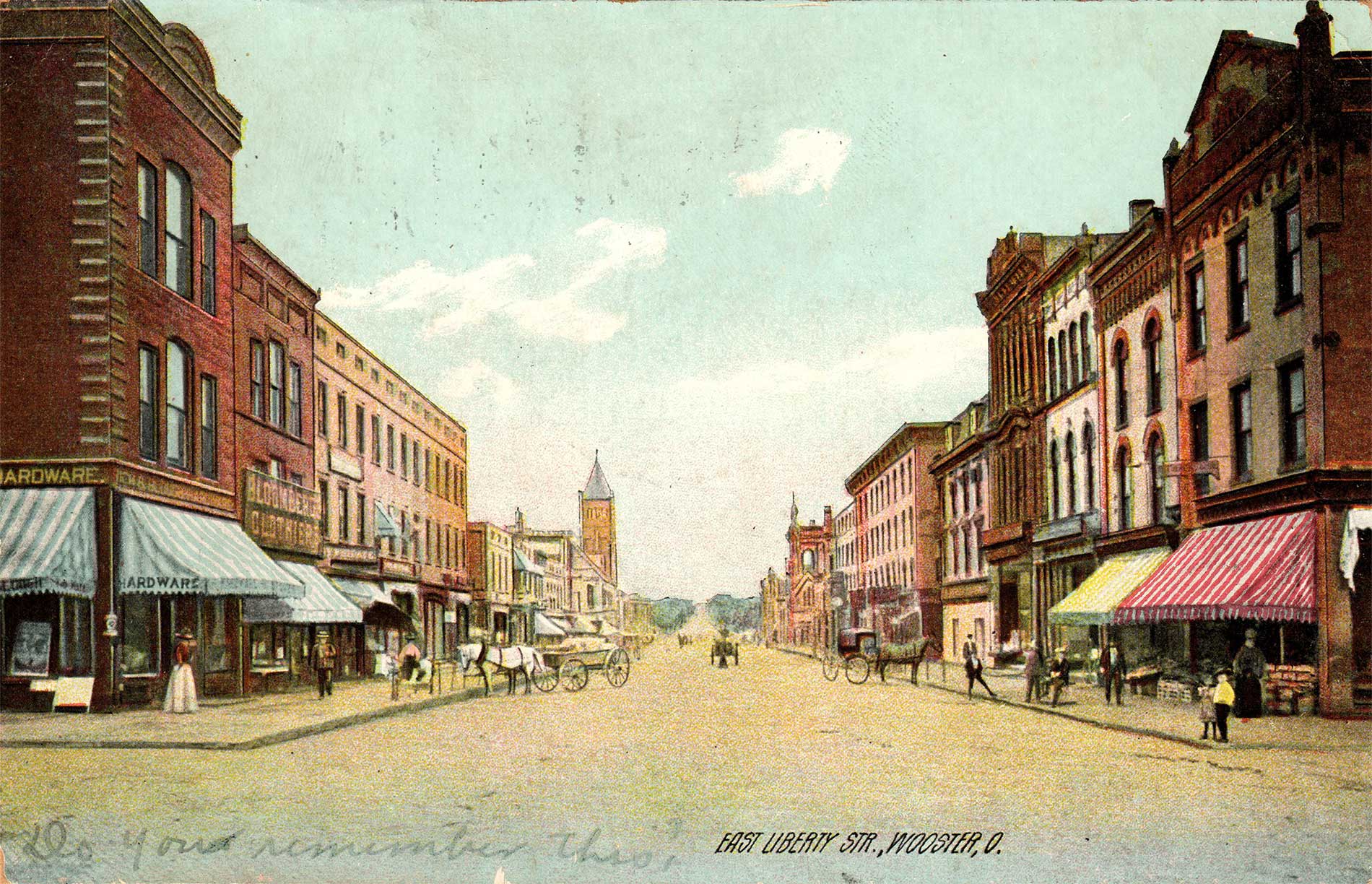 fig. 3 _ East Liberty Street looks much today as it did in this early 20th century view