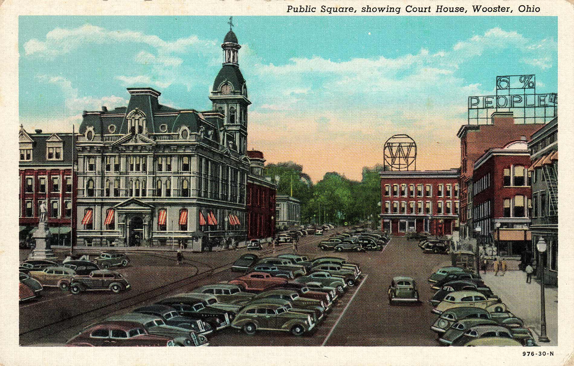 fig. 5 _ Wooster’s Public Square in the 1940s